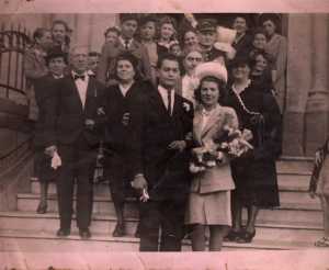 mariage 1er avril 1947
Christian LANDRIC & Claudine CATALAN
� l'arri�re parents LANDRIC 