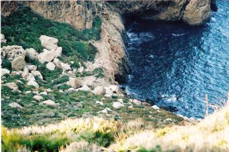 La Cale g�noise , au milieu de la photo , l' escalier des ponts & chauss�es