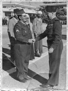 11 novembre 1948
remise de la m�daille militaire
au Sergent-Chef CERVERA Georges
� Casablanca place Lyautey