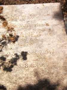 Jeanne Rose Marie 
BLANES
d�c�d�e le 23-9-1947
� l'�ge de 8 mois i/2