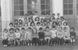 1952-1953 
classe maternelle
----
Mme FEREDJ, Directrice
Mme SEBASTIEN, aide maternelle
En haut: G/D 
1- Jean Marie Cervera
3- Georges ESPOSITO
4- J.M Lamarque
5- Patrick VIEILLEDENT
7- FELKIRI
8- Alain BERNARD
2�me rang:
1-Anne Marie Wolf
3-Christiane SALA
4-Mich�le ALEMANY
5-Anne-Marie GHNASSIA 
6-Marie H�l�ne SABATER
3�me rang: 
2-Jacques Choukroun
8-Helyett Lacurie
9-FOUDIL Fouzia
en bas:
1- Maryse MARCO
2- Sylvie Feredj
4- GARCIA Jean Claude
5- Michel CATALA
6- Alain Di M�glio (ardoise)
7- BOUDJEMA
8- Roland FEREDJ
9- Pierre ou Yves DUTEIL
10- Jeab COULIN
11- Jean Aim� MENCIAS
12- Ren�e TUESTA 
(les chaussettes !)