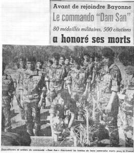 Photo-titre pour cet album: Le Commando "DAM-SAN"