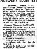 1991 
D�c�s d'Alexandre CAMILLERI