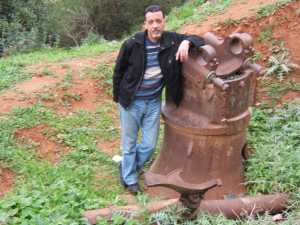 Abdelmadjid Deramchia � cot� du 2�me canon