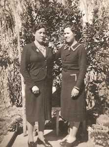 2 filles Banos. 
Henriette ALBENTOSA
et sa soeur Louise MORLA