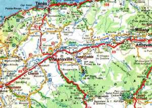   Carte Michelin de l'�poque   