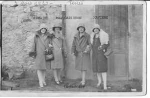 1929
----
- Germaine XICLUNA
- Manou GUILLET �pouse GARRISSON 
- Mme LAGENDORFF
- Xavi�re XICLUNA