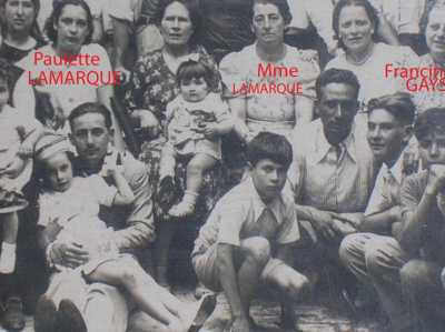 Familles
LAMARQUE - GAYS etc
