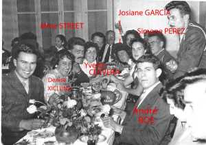 1957 - Caf� MOTARD
Mariage d'ANNIE MOTARD