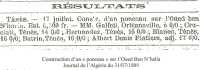 Journal "Le Progr�s" - Juillet 1889
----
Adjudication de la construction
d'un ponceau sur l'oued Ben N'Halla
----
Mr CRUCIATI
Mr HERNANDEZ
Mr BATRIN
Mr BLANCO
Mr ALBERT DENIS