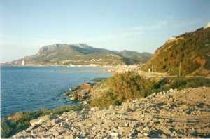 Le port vu de la route de l'Abattoir