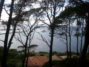 Le Port 
vue apr�s la Villa Paulette 