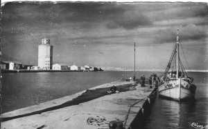 le Port
Le mole du port ,construit entre 1885 et 1907 fait 62 m�tres de long
C'�tait le seul point d' accostage avant la construction du mur de quai et du terre-plein � gauche de la photo