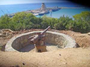 2009
R�fection du site des CANONS
au-dessus du Port