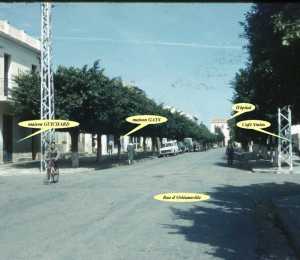 Photo Pierre GABRIEL
----
TENES en 1962/1963
la rue d'Orl�ansville