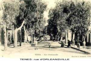 Rue d'Orl�ansville vers 1870