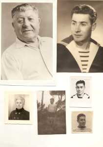 A gauche et en Haut:
Sado LUBRANO P�cheur
Lucien LUBRANO 
son fils Instituteur
mari� � Ren�e (Di MEGLIO)
En bas � gauche : 
Antoinette n�e BA�OS 
(�picerie � la marine)
Lucien LUBRANO 
Roger LUBRANO (banque)
�poux de Liliane ASSANTO 
(Alexandrine sa maman)