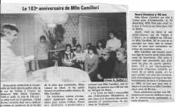 1982
Marie CAMILLERI 103 ans 