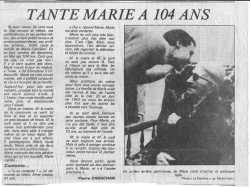 1983
Marie CAMILLERI 104 ans