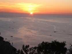 Coucher de soleil sur Boucheral