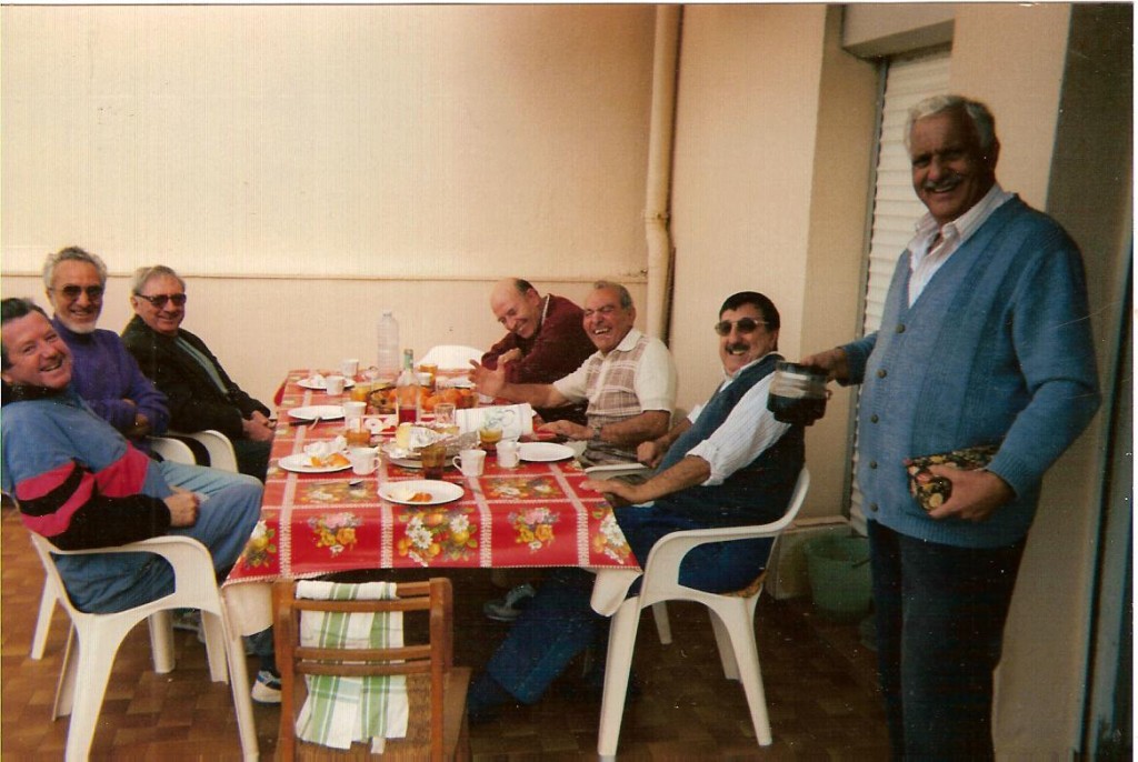 COLLIOURE - 1994
----
Marcel BERGONZOLI
Pierre ANTOMORI
Andr� GARCIA
Daniel RAUD
Ren� GARCIA
Jean Pierre ESPI