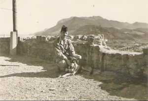 Guy PONS et le chien  Tchico