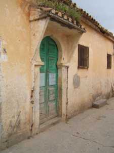 Porte de la Mosqu�e de mon aieul Hadj Musta Ben Darmech au Vieux T�n�s