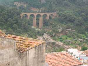 l'Ancienne voie ferr�e 
sur l'oued Allala