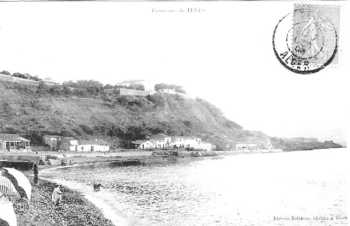Vue sur le quartier de la Marine et de la falaise nord de T�n�s, prise du cot� de l'embouchure de l'oued Allala